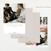 "Special Delivery" - Birth Announcements in Slate by Morgan Ramberg - Back of Card Options
