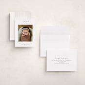 "Simply Lovely" - Birth Announcements in Pearl by Pixel and Hank - Assembled