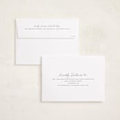 "Simply Lovely" - Birth Announcements in Pearl by Pixel and Hank - FREE Recipient Addressing