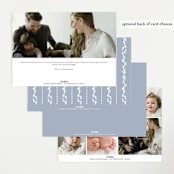 "Baby Frame" - Birth Announcements in Cornflower by Chris Griffith - Back of Card Options