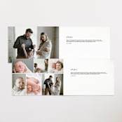 "Bold Nickname" - Birth Announcements in Bluebird by Shirley Lin Schneider - Interior Options