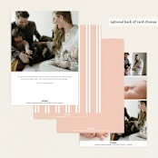 "Petite Garden" - Birth Announcements in Bouquet by Robert and Stella - Back of Card Options