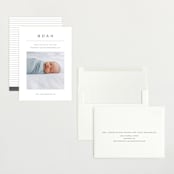 "Noah" - Birth Announcements in Cotton by Ani Somi - Assembled