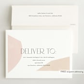 "Artful" - Birth Announcements in Sherbet by Pixel and Hank - FREE Recipient Addressing