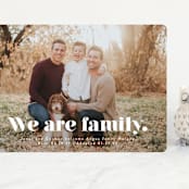 "We Are Family" - Birth Announcements in Cotton by Corinne Malesic - Front