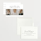 "Me times three" - Birth Announcements in Cloud by Lea Delaveris - Assembled