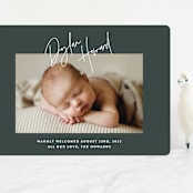 "headline" - Birth Announcements in Hunter by JoAnn Jinks - Front