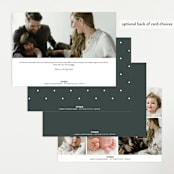 "headline" - Birth Announcements in Hunter by JoAnn Jinks - Back of Card Options