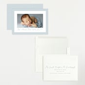 "Corduroy" - Birth Announcements in Sky by Lea Delaveris - Assembled