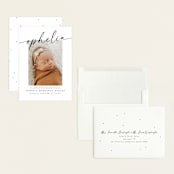 "Signature Name" - Birth Announcements in Coal by Meggy Masters - Assembled