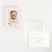 "Dainty" - Birth Announcements in Flower by Pixel and Hank - Assembled