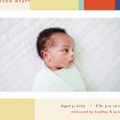 "Punchy" - Birth Announcements in Party by Pixel and Hank - Detail