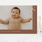 "fresh air" - Birth Announcements in Rust by Stacey Meacham - Front
