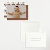 "fresh air" - Birth Announcements in Rust by Stacey Meacham - Assembled