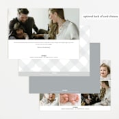 "Little Welcome" - Birth Announcements in Cloud by Susan Asbill - Back of Card Options