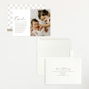 "Our Story" - Birth Announcements in Chocolate by Jessica Williams - Assembled