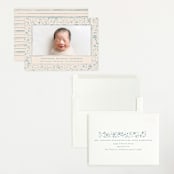 "Iconic bebe" - Birth Announcements in Bluebird by Creo Study - Assembled