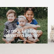 "Together" - Birth Announcements in Cloud by Erin L. Wilson - Front