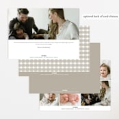 "Together" - Birth Announcements in Cloud by Erin L. Wilson - Back of Card Options