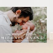 "our newest" - Birth Announcements in Powder by Abi de Leon - Front