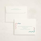 "Wavy Pastel Frame" - Birth Announcements in Cream by Baumbirdy - FREE Recipient Addressing
