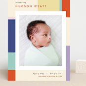 "Punchy" - Birth Announcements in Party by Pixel and Hank - Front