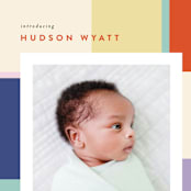 "Punchy" - Birth Announcements in Party by Pixel and Hank - Detail