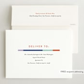 "Punchy" - Birth Announcements in Party by Pixel and Hank - FREE Recipient Addressing