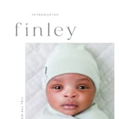 "simplified" - Birth Announcements in Pearl by Summer Winkelman - Detail