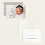"Type Mix" - Birth Announcements in Ink by Carolyn MacLaren - Assembled