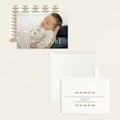 "Stacked Name" - Birth Announcements in Cloud by Alethea and Ruth - Assembled