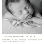 "Modern Grid" - Birth Announcements in Sand by Alexandra Cohn - Detail