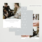 "Arc Name" - Birth Announcements in Penguin by Carolyn MacLaren - Back of Card Options