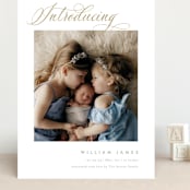 "Inspired Introduction" - Birth Announcements in Wheat by Carolyn MacLaren - Front