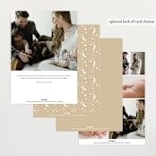 "Inspired Introduction" - Birth Announcements in Wheat by Carolyn MacLaren - Back of Card Options