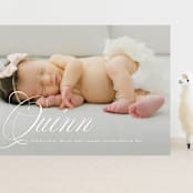 "elegant name" - Birth Announcements in Owlet by Jackie Crawford - Front