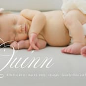 "elegant name" - Birth Announcements in Owlet by Jackie Crawford - Detail