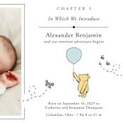 "Disney Sweetest Adventure" - Birth Announcements in Cloud by Heather Schertzer - Detail