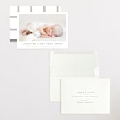 "Menil" - Birth Announcements in Fawn by Megan Davis - Assembled