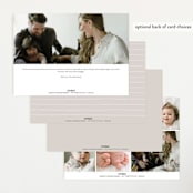 "Special Delivery" - Birth Announcements in Slate by Morgan Ramberg - Back of Card Options