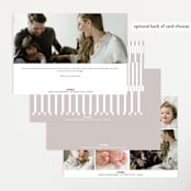 "Perfection" - Birth Announcements in Snow by Pixel and Hank - Back of Card Options