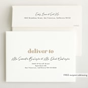 "Dynamic Duo" - Birth Announcements in Cotton by Corinne Malesic - FREE Recipient Addressing