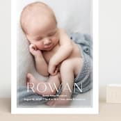 "Frosted Frame" - Birth Announcements in Sugar by Jessica Williams - Front