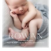 "Frosted Frame" - Birth Announcements in Sugar by Jessica Williams - Detail