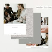 "We Are Family" - Birth Announcements in Cotton by Corinne Malesic - Back of Card Options