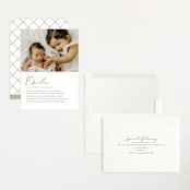 "Our Story" - Birth Announcements in Chocolate by Jessica Williams - Assembled