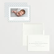 "Checked" - Birth Announcements in Sky by Lea Delaveris - Assembled