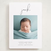 "Just Me" - Birth Announcements in Midnight by Lehan Veenker - Front