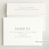 "Little Introduction" - Birth Announcements in Stone by Pixel and Hank - FREE Recipient Addressing