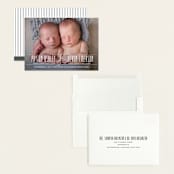 "Fancy for Two" - Birth Announcements in Frost by Jessica Williams - Assembled